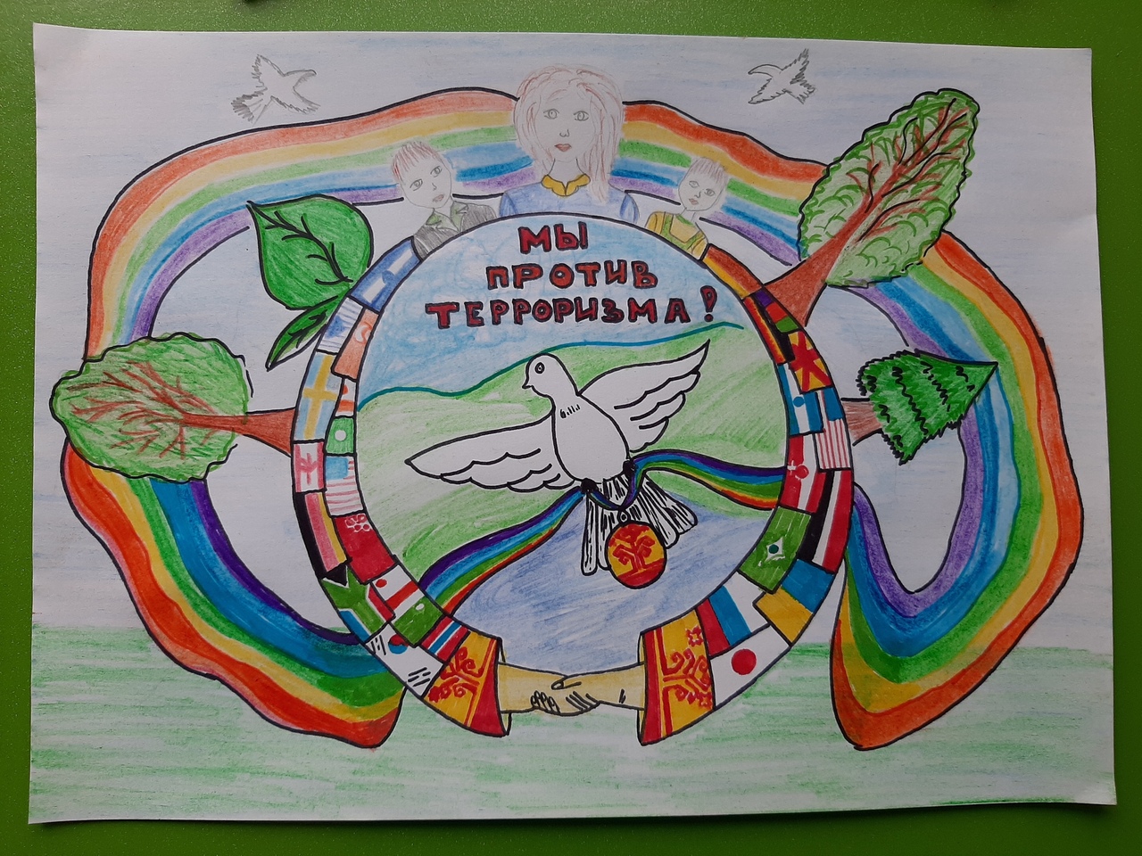 Мирная Россия детство без войны и террора конкурс детских рисунков