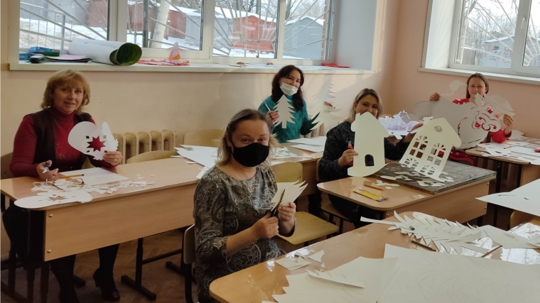 Чебоксарская детская школа искусств № 4 готовится к новогодним праздникам